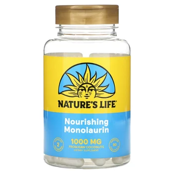 Nourishing Monolaurin, 90 Capsules (500 mg per Capsule)