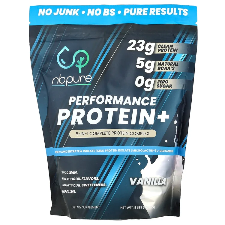 Performance Protein+, Vanilla, 1.8 lbs (837.5 g) image 1