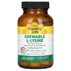 Chewable L-Lysine With Vitamin D and Elderberry, Tangy Orange Twist, 60 Chewable Tablets image 1