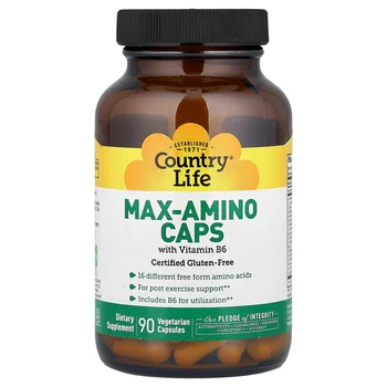 Max-Amino Caps with Vitamin B6, 90 Vegetarian Capsules