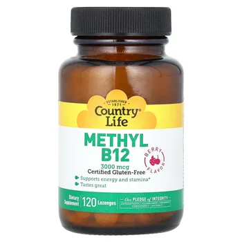 Methyl B12, Berry, 3,000 mcg, 120 Lozenges
