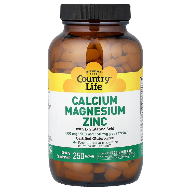 Calcium Magnesium Zinc, 250 Tablets image 1
