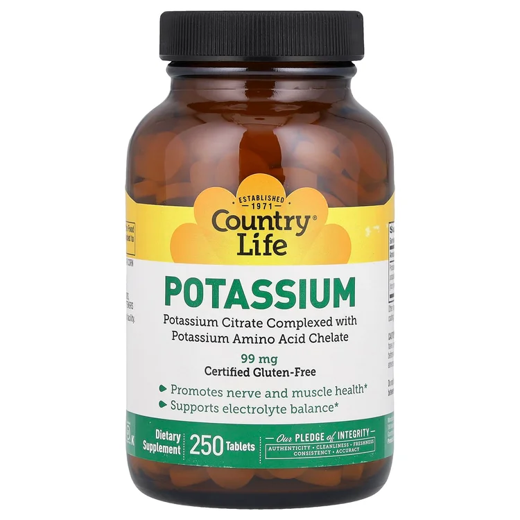 Potassium, 99 mg, 250 Tablets image 1