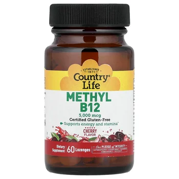 Methyl B12, Cherry, 5,000 mcg, 60 Lozenges