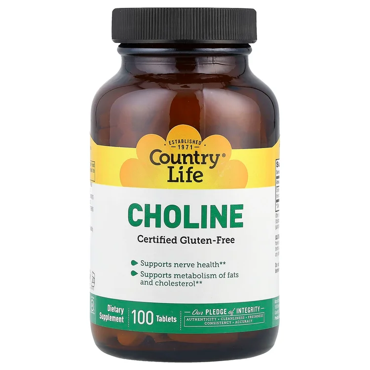 Choline, 266 mg, 100 Tablets image 1