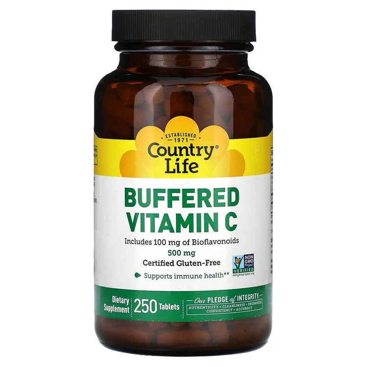 Buffered Vitamin C, 500 mg, 250 Tablets image 1