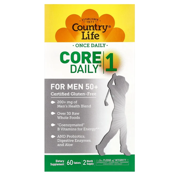 Core Daily-1, For Men 50+, 60 Tablets image 1