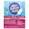 Power Fast Fizz™, Cough & Cold, Severe, Citrus, 20 Effervescent Tablets