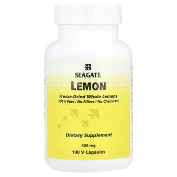 Lemon, 450 mg, 100 V Capsules