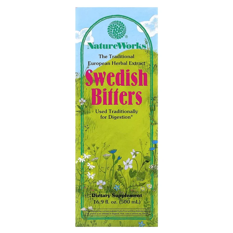 NatureWorks, Swedish Bitters, 16.9 fl oz (500 ml) image 1