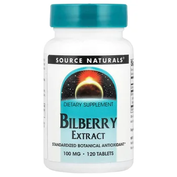 Bilberry Extract, 100 mg, 120 Tablets