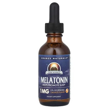 Melatonin, Orange , 1 mg , 2 fl oz (59.14 ml)