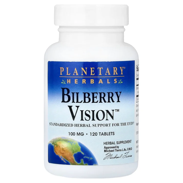 Bilberry Vision™, 100 mg, 120 Tablets image 1