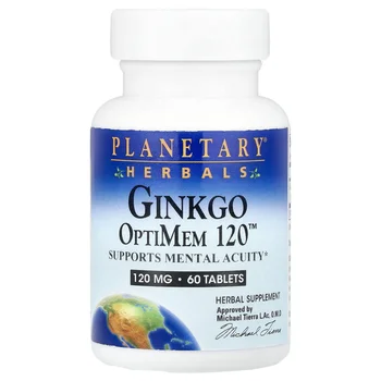 Ginkgo OptiMem 120™, 120 mg, 60 Tablets