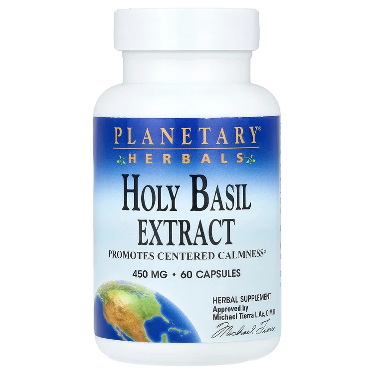 Holy Basil Extract, 450 mg, 60 Capsules image 1