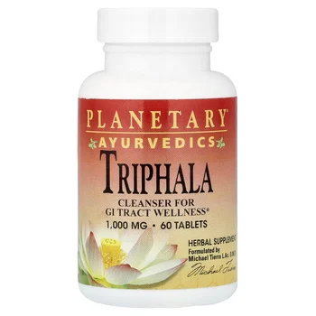Ayurvedics, Triphala, 60 Tablets