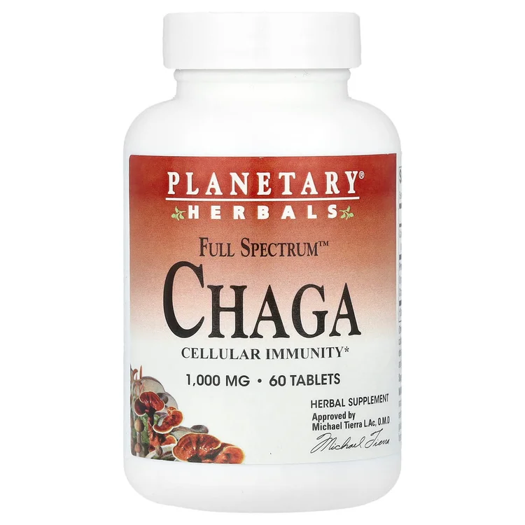 Full Spectrum™ Chaga, 1,000 mg, 60 Tablets image 1