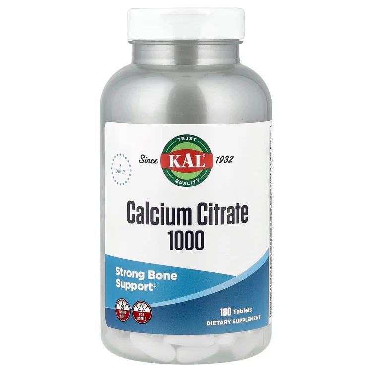 Calcium Citrate 1000, 180 Tablets (333 mg per Tablet) image 1