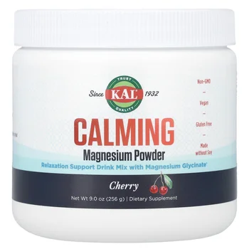 Calming Magnesium Powder, Cherry, 9 oz (256 g)