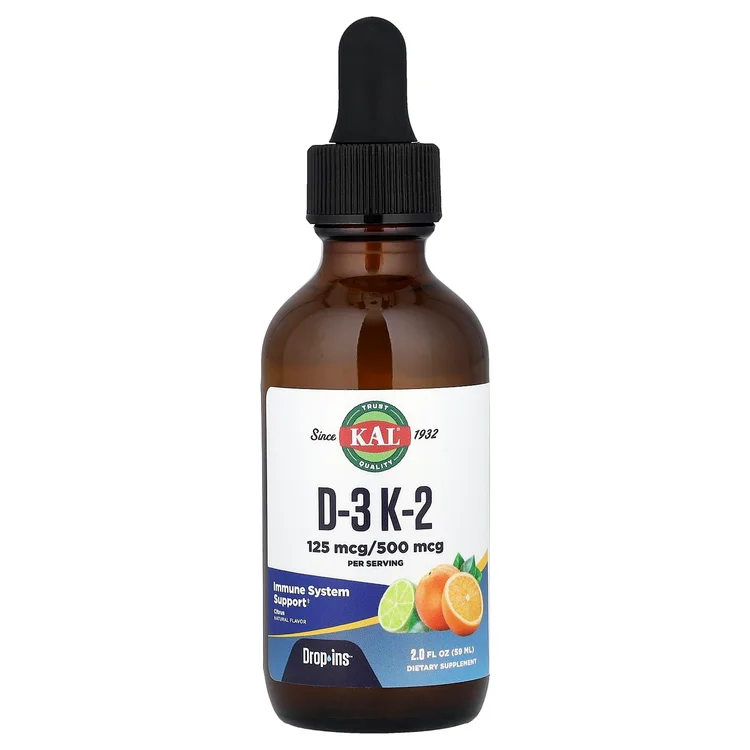 D-3 K-2 Drop, Citrus, 2 fl oz (59 ml) image 1