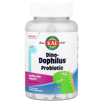 Dinosaurs®, Dino-Dophilus™ Probiotic, Black Cherry, 60 Chewables