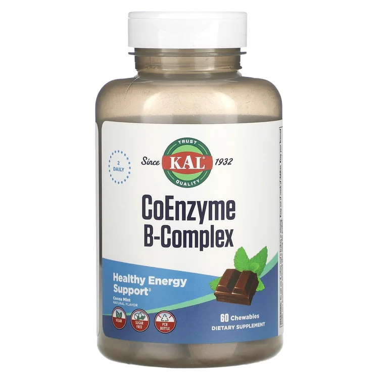 Coenzyme B-Complex, Cocoa Mint, 60 Chewables image 1