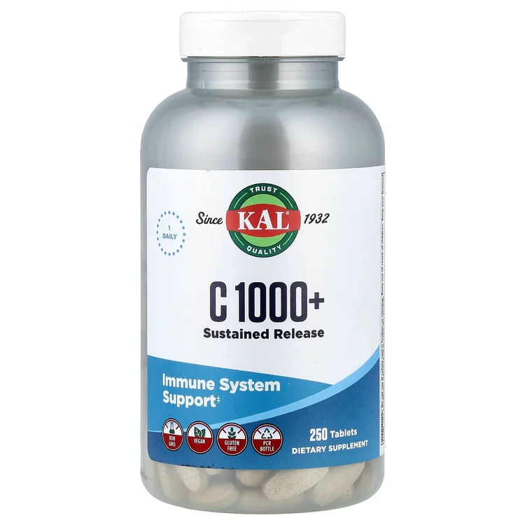 C 1000+, Sustained Release, 250 Tablets image 1