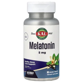 Melatonin, Vanilla Mint, 90 Micro Tablets