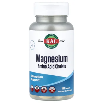 Magnesium Amino Acid Chelate, 100 Tablets