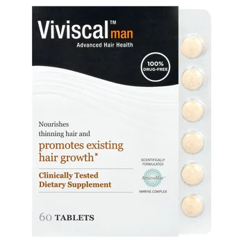 Man, Advanced Hair Health, 60 Tablets
