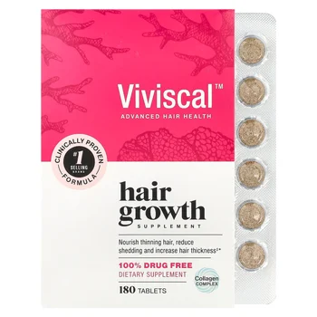 Hair Growth Supplement, 180 Tablets