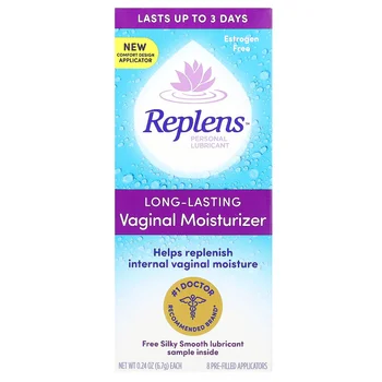 Personal Lubricant, Long-Lasting Vaginal Moisturizer, 8 Pre-Filled Applicators, 0.24 oz (6.7 g) Each