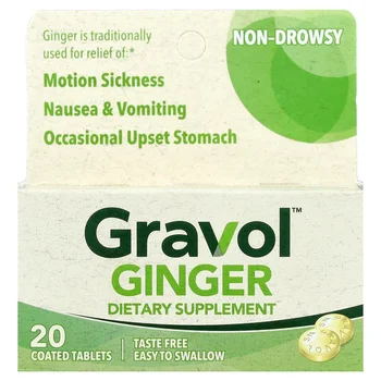 Ginger, 20 Coated Tablets