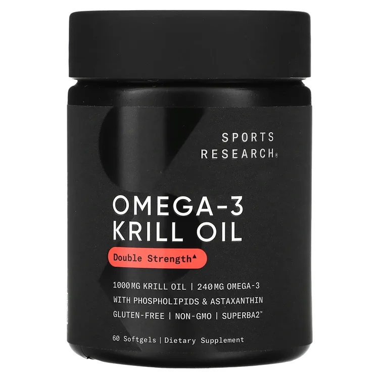 Omega-3 Krill Oil, 1,000 mg, 60 Softgels image 1