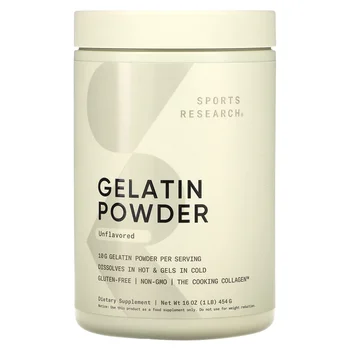 Gelatin Powder, Unflavored, 1 lb (454 g)