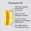 Flaxseed Oil, 1,200 mg, 180 Veggie Softgels image 3