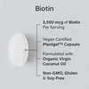 Biotin, High Potency, 2,500 mcg, 120 Veggie Softgels image 3