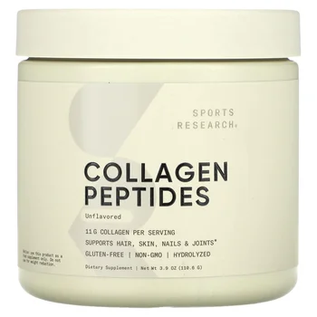 Collagen Peptides,  Unflavored, 3.9 oz (110.6 g)