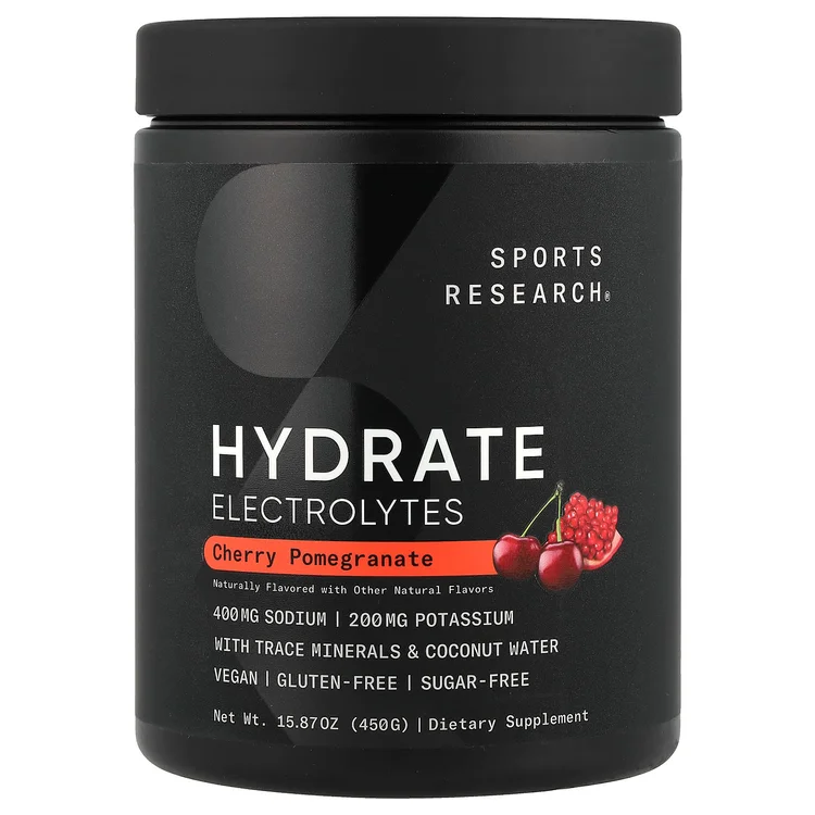 Hydrate Electrolytes, Cherry Pomegranate, 15.87 oz (450 g) image 1