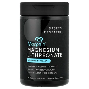 Magtein®, Magnesium L-Threonate, 90 Veggie Capsules (666 mg per Capsule)