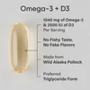Omega-3 Fish Oil + D3, Triple Strength , 1,040 mg & 62.5 mcg (2,500 IU), 120 Softgels image 3