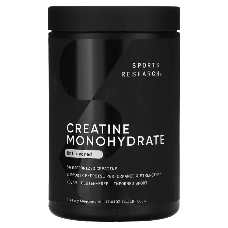 Creatine Monohydrate, Unflavored, 1.1 lb (500 g) image 1