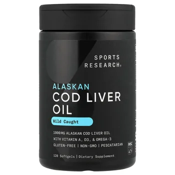 Alaskan Cod Liver Oil, 120 Softgels