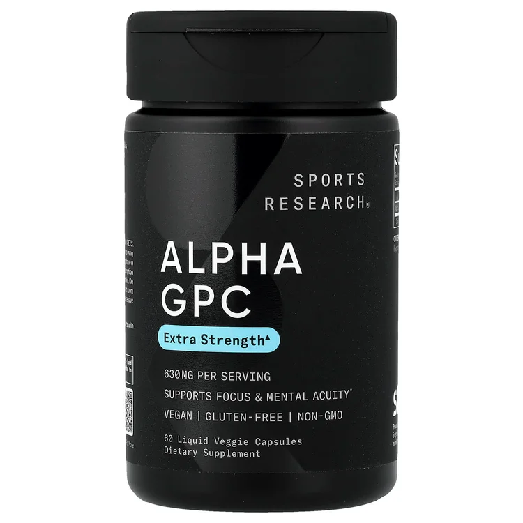 Alpha GPC, 60 Liquid Veggie Capsules (315 mg per Capsule) image 1