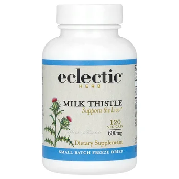 Freeze Dried Milk Thistle, 120 Veg Caps (600 mg per Capsule)