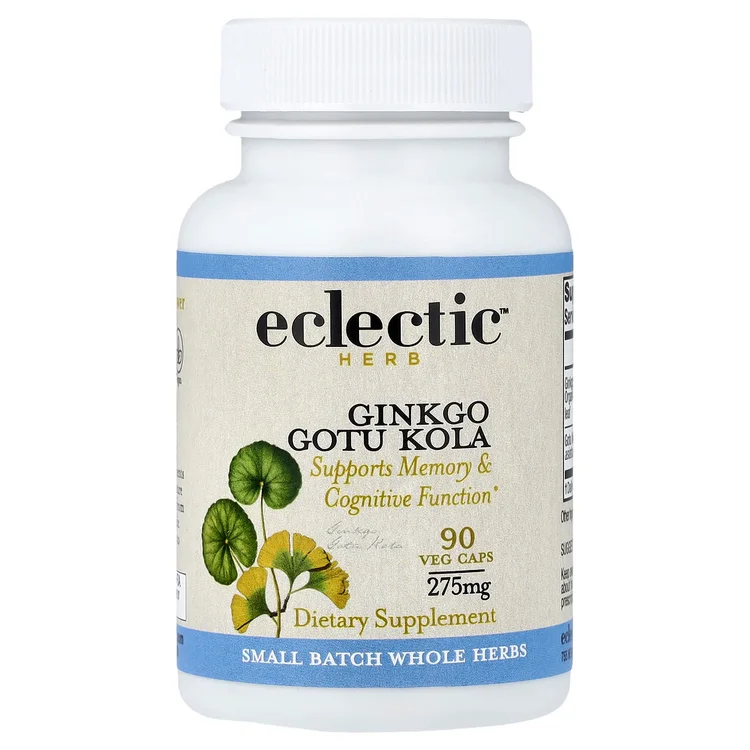 Ginkgo Gotu Kola, 90 Veg Caps image 1