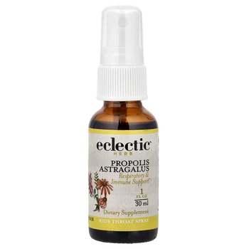 Kid's Throat Spray, Propolis Astragalus, 1 fl oz (30 ml)
