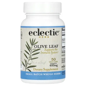Freeze Dried Olive Leaf, 400 mg, 50 Veg Caps