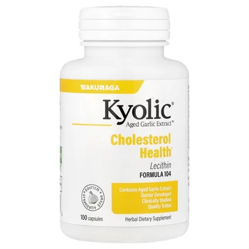 Aged Garlic Extract™, Cholesterol Health with Lecithin, Formula 104, 100 Capsules