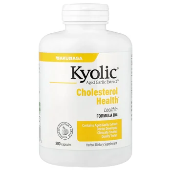 Aged Garlic Extract™, Cholesterol Health, Formula 104, 300 Capsules